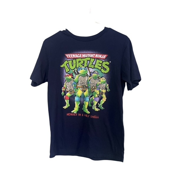 Nickelodeon Other - Teenage Mutant Ninja Turtles Blue Graphic Shirt Size Boys XL 14-16